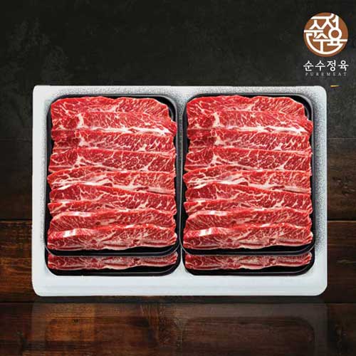 [순수정육] 눈꽃 LA갈비 4.5kg (6~8번 꽃갈비)